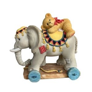 Cherished Teddies Elephant Trunk Full Of Bear Hugs 103977 1995 Priscilla Hillman